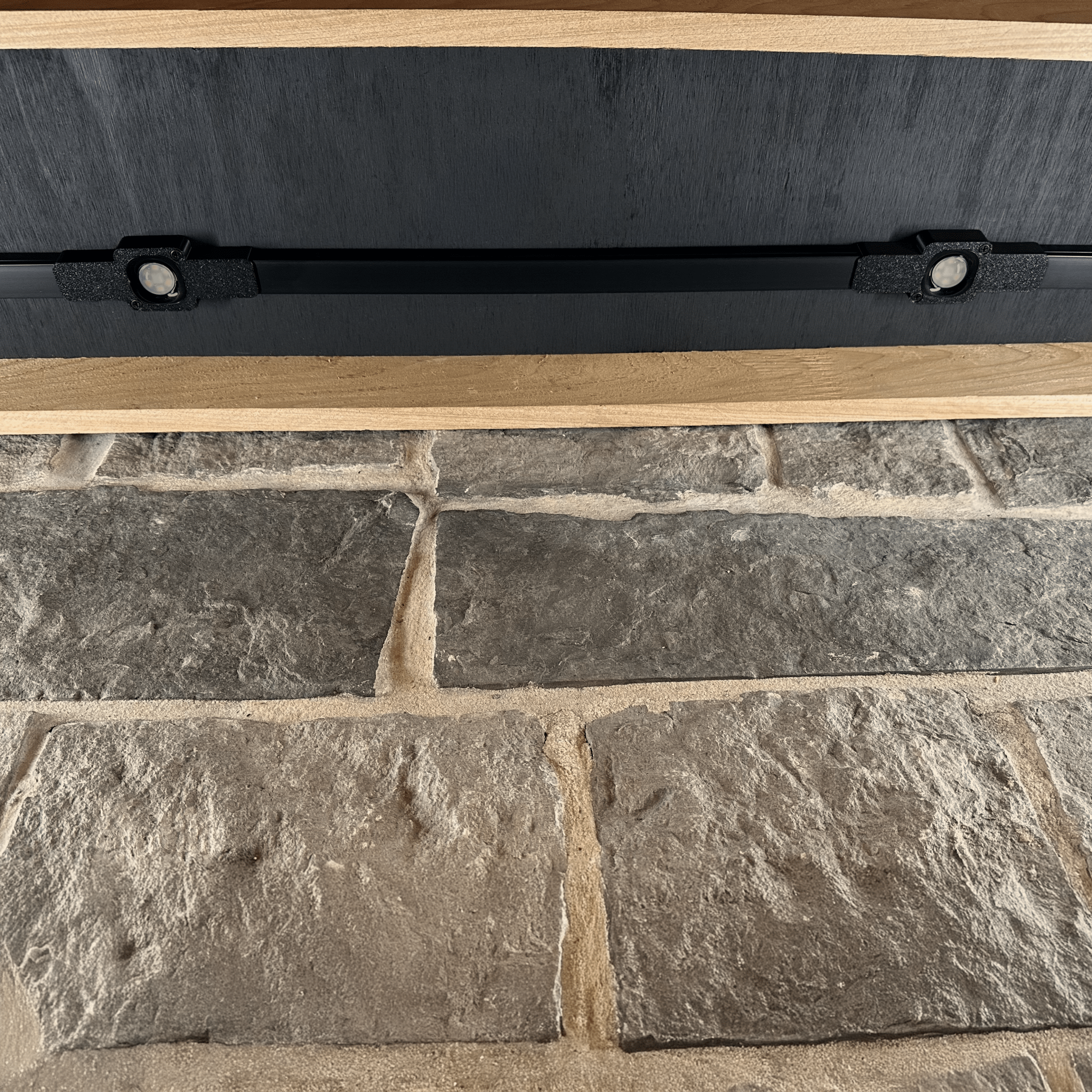 Channel Fit Pro - Secured LEDs - Black - 10 Brackets - 16.4 FT -
