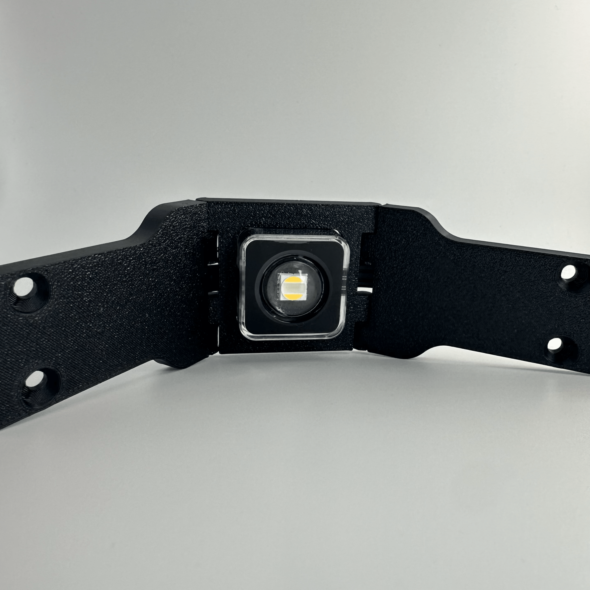 Peak Hinge: Slim Lite - Secured LEDs - L05PHSLB01PK - Black -