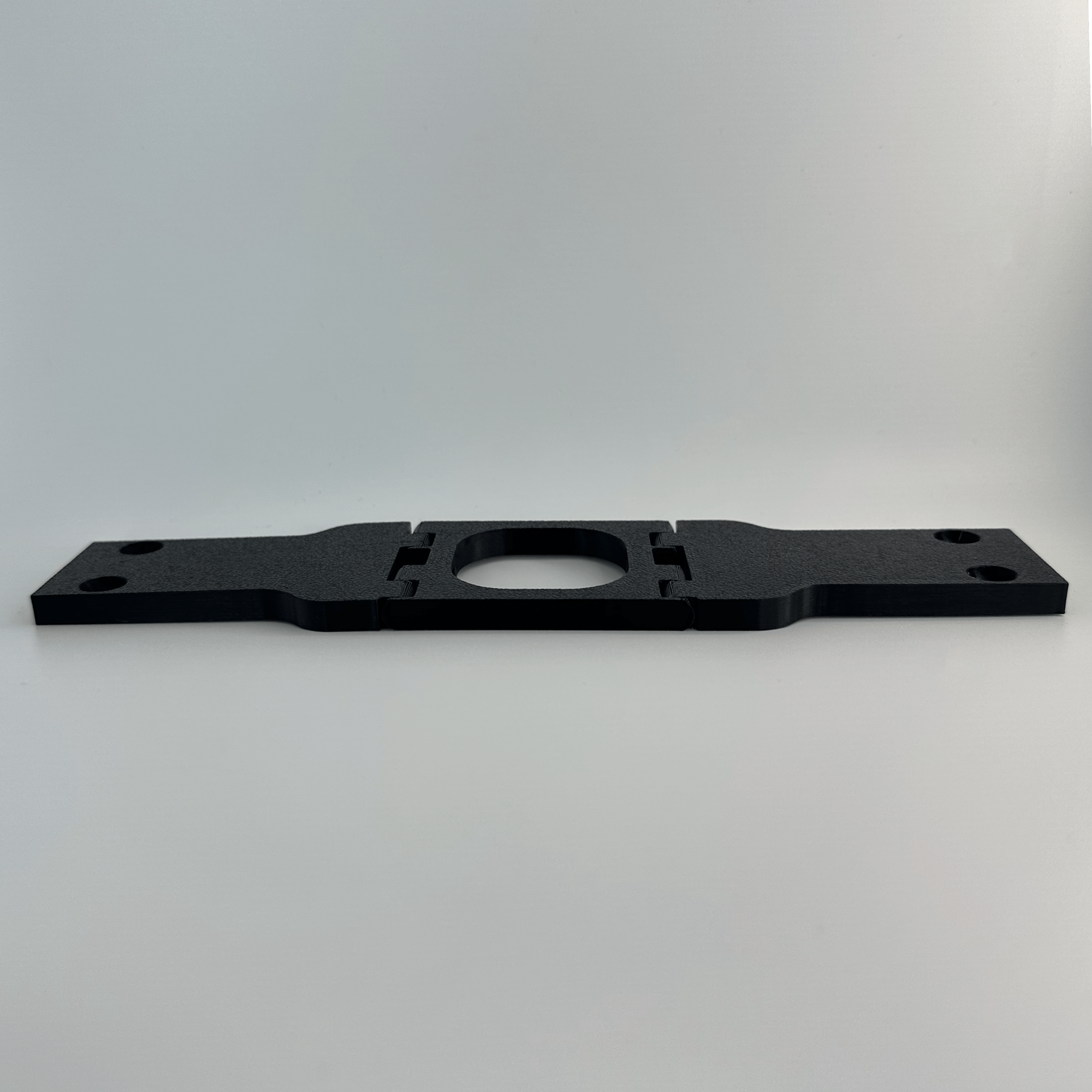 Peak Hinge: Slim Pro - Secured LEDs - P05PHSPB01PK - Black - laying flat