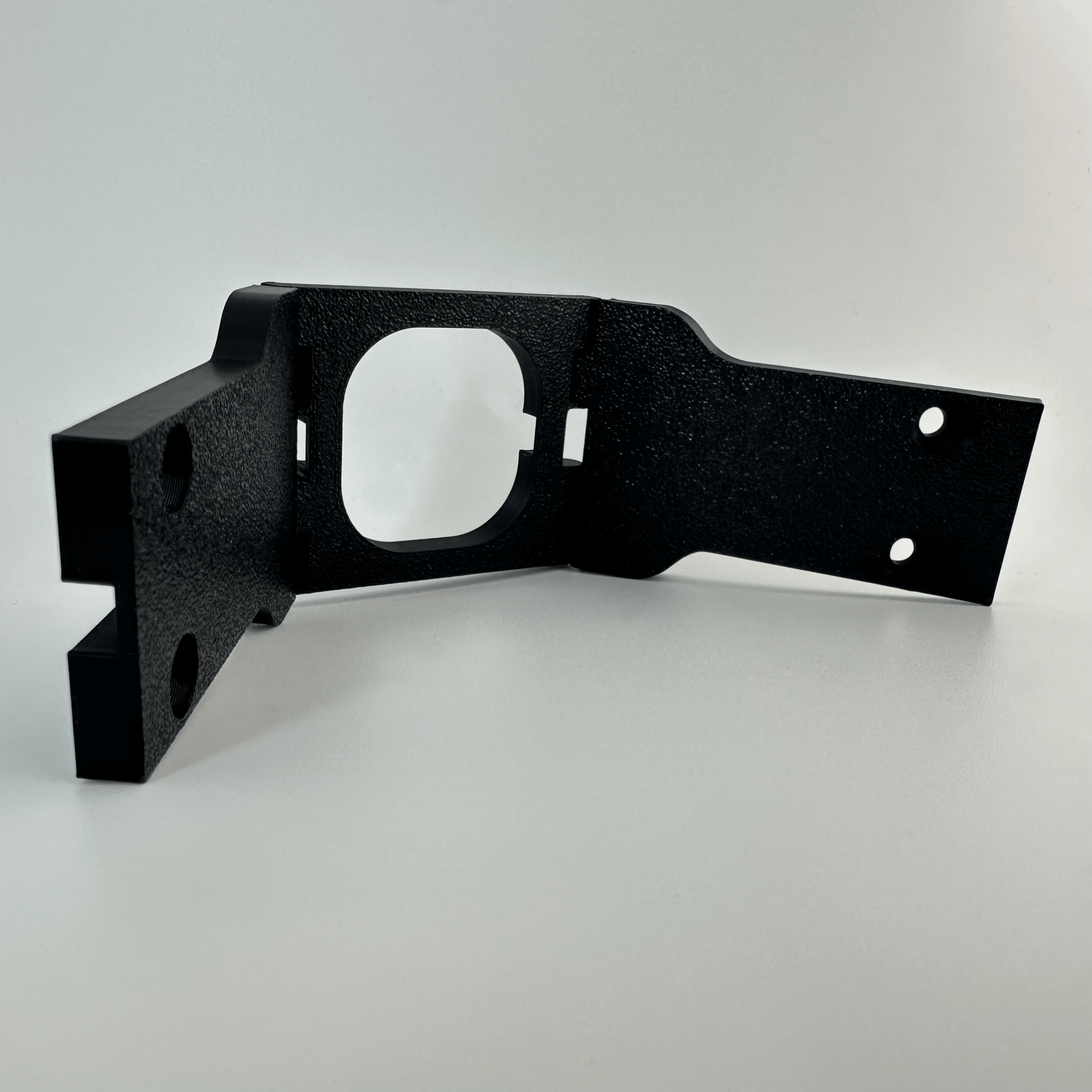 Peak Hinge: Slim Pro - Secured LEDs - P05PHSPB01PK - Black - laying on side without light