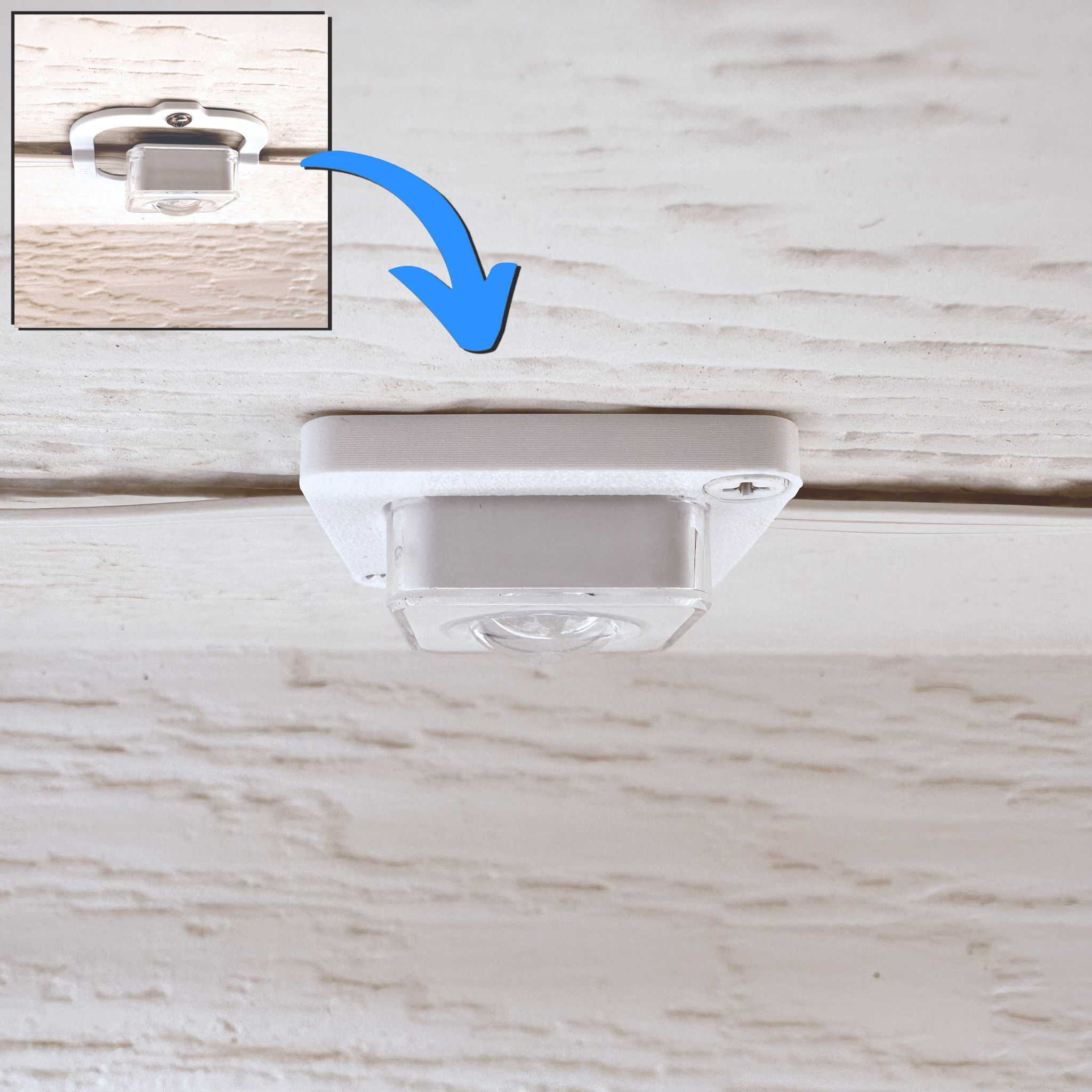 Slim Fit Lite - Secured LEDs - White - 12 Brackets - 16.4 FT -