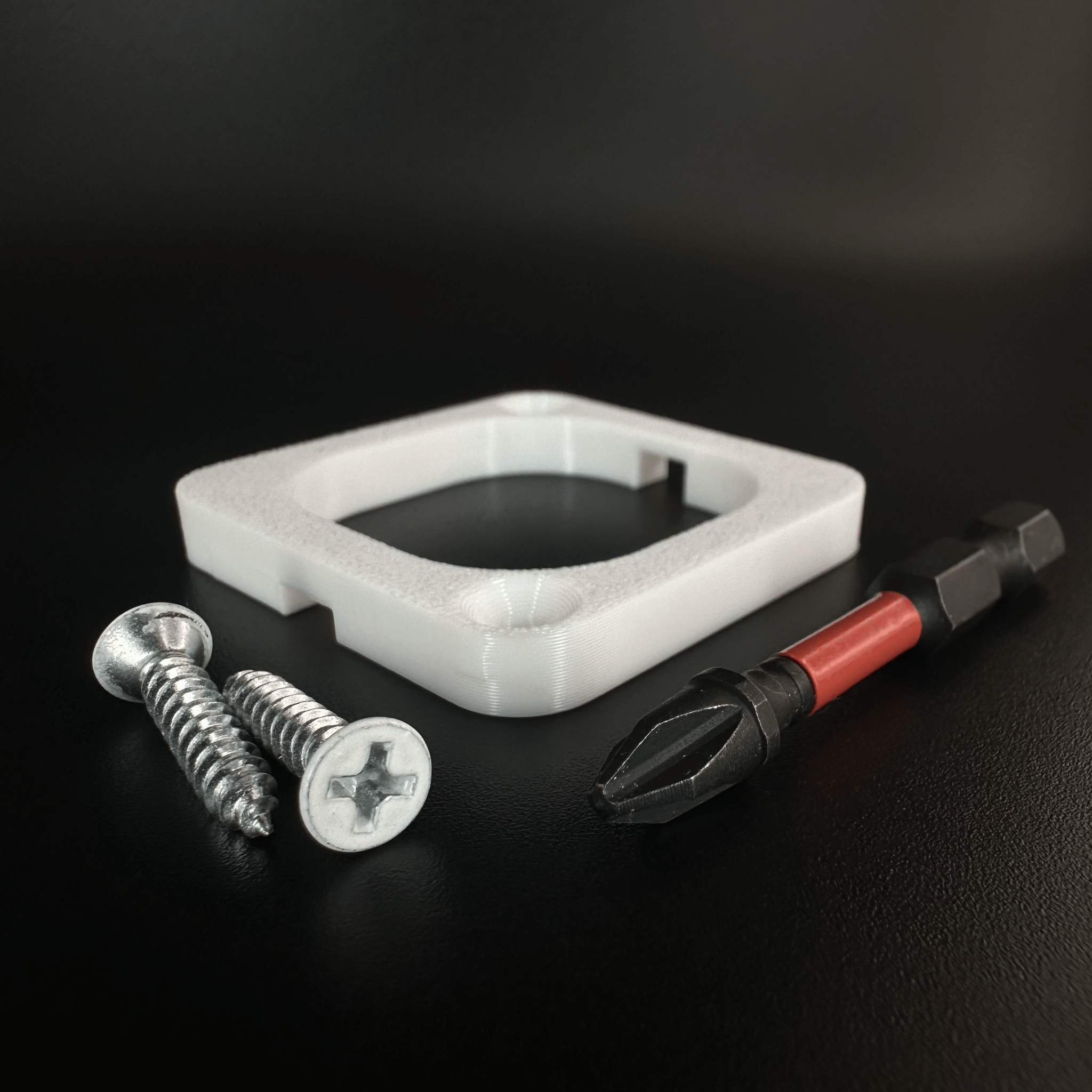 Slim Fit Pro - Secured LEDs - White - 10 Brackets - 16.4 FT - with screws and bit