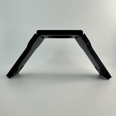 Peak Hinge: Slim Pro - Secured LEDs - P05PHSPB01PK - Black - standing upright no light