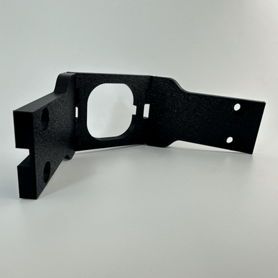 Peak Hinge: Slim Pro - Secured LEDs - P05PHSPB01PK - Black - laying on side without light